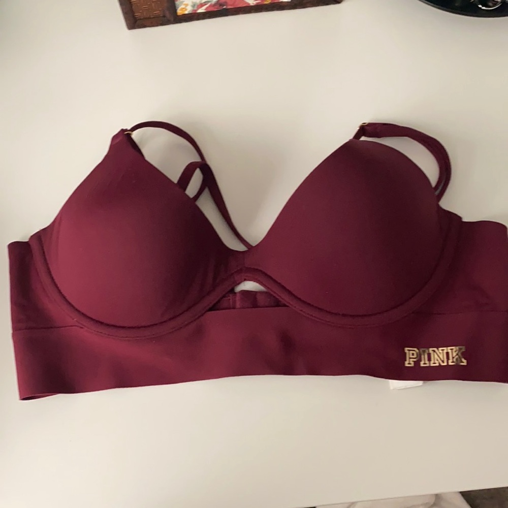 PINK maroon bra